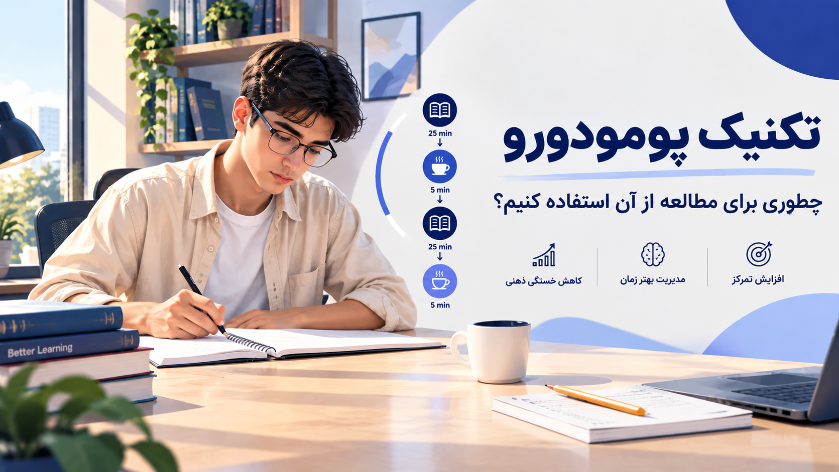 تکنیک پومودورو چیست؟ چطور برای مطالعه از آن استفاده کنیم؟